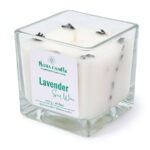 شمع شات مربعی لوندر - Image 2