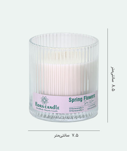 اندازه شمع خط دار